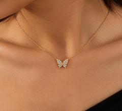 Aurelle Butterfly Necklace
