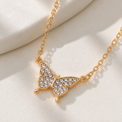 Aurelle Butterfly Necklace