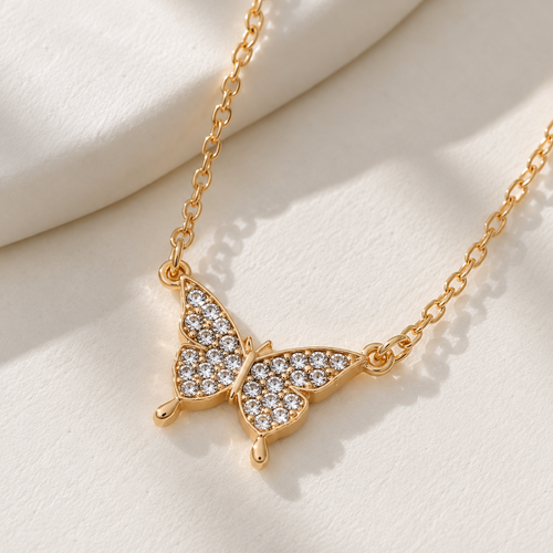 Aurelle Butterfly Necklace